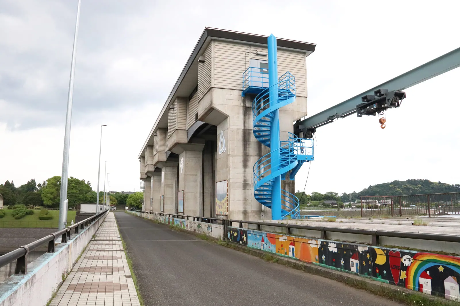 かもめ団地に建つアパート
