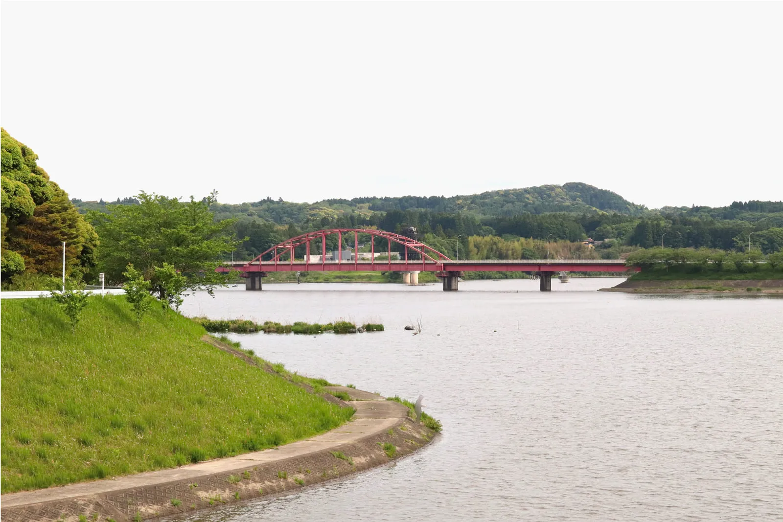 鴨居海岸付近の横断歩道