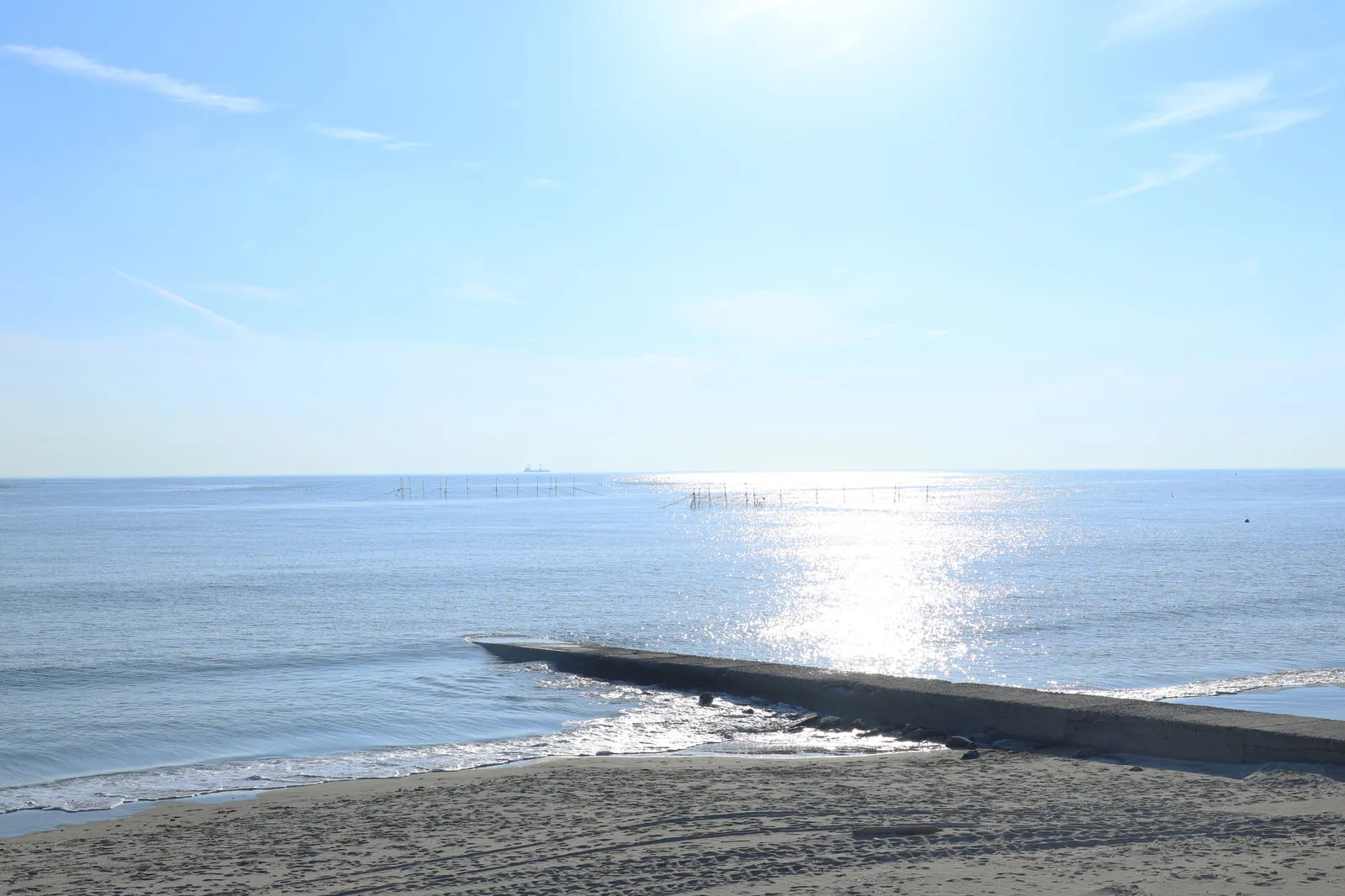 内海千鳥ヶ浜海水浴場付近の写真