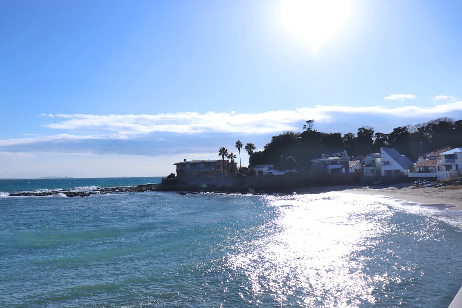 観音崎大橋から見る浦賀